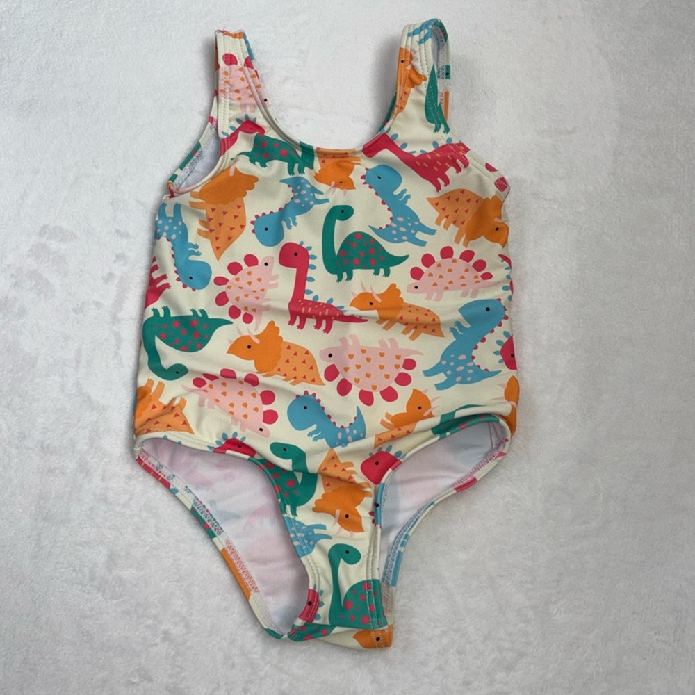 Dinosaur print one piece bay girl bathing suit 🦕 12-18 months
